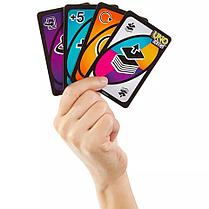 Настольная карточная игра "UNO FLIP" (от 2 до 10 игроков) 7+, фото 3