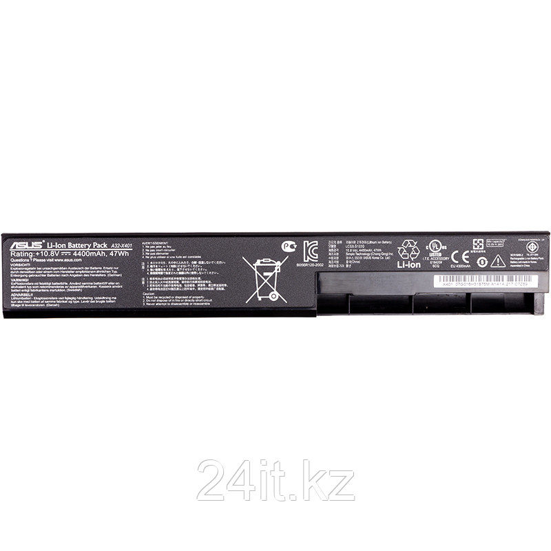Аккумулятор для ноутбуков ASUS X401 (A32-X401) 10.8V 4400mAh (original)
