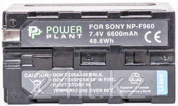 Aккумулятор PowerPlant Sony LED NP-F960 6600mAh