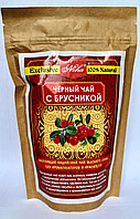 Чай черный листовой с брусникой , NEHA EXCLUSIVE .BLACK TEA 100gr