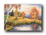 Набор для вышивания крестом "Осенний лес"