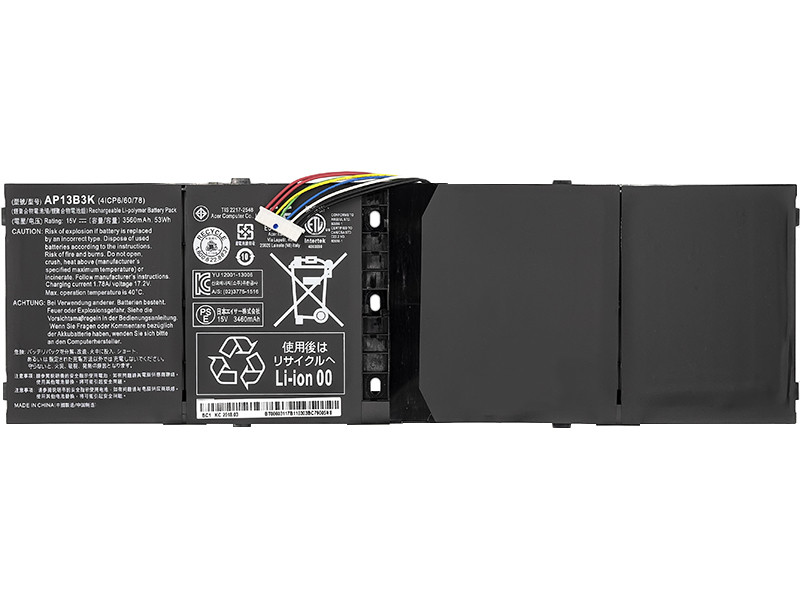 Аккумулятор PowerPlant для ноутбуков ACER Aspire V5-573 Series (AP13B3K, ARV573PA) 14.8V 3200mAh
