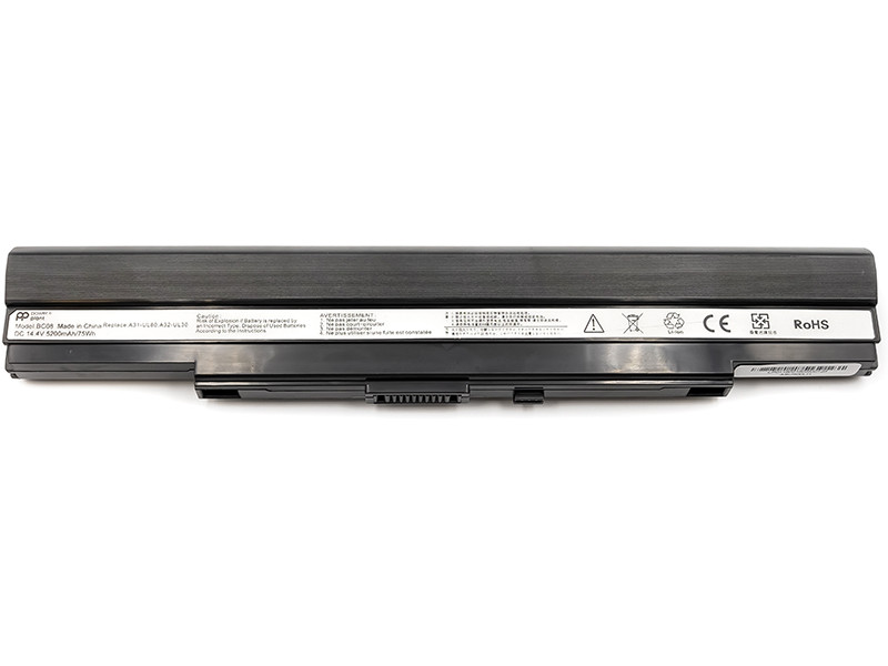 Аккумулятор PowerPlant для ноутбуков ASUS U30 Series (A31-UL30, ASU300LH) 14.4V 5200mAh
