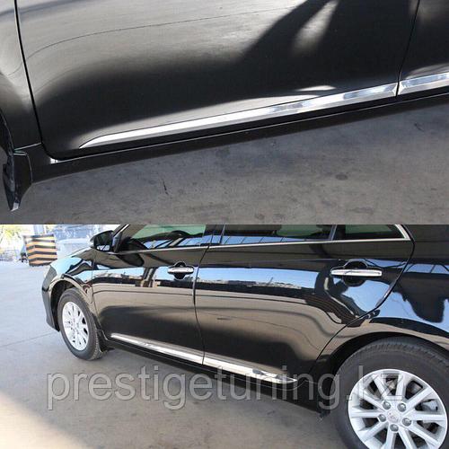 Снятие порога и полировка молдинга Toyota Camry (XV50), 2,5 л, 2013 года своим