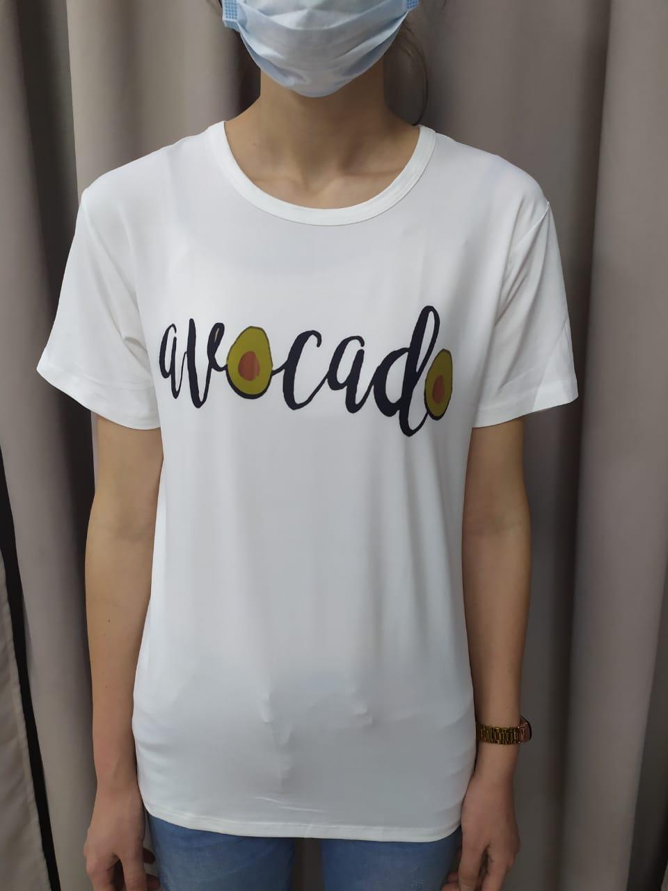 Женская футболка авокадо