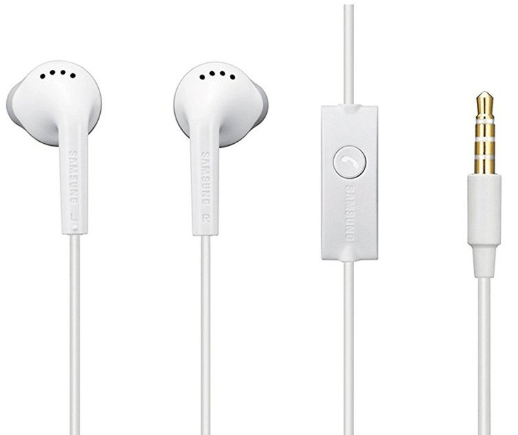 Наушники проводные с микрофонои SAMSUNG White капли (без упаковки)