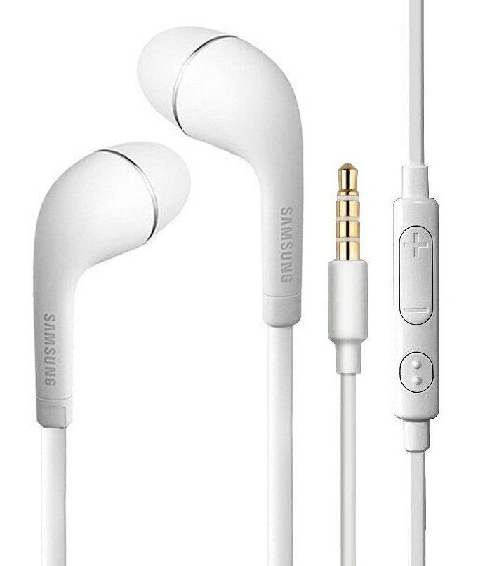 Наушники проводные с микрофоном SAMSUNG YR White затычки (без упаковки)