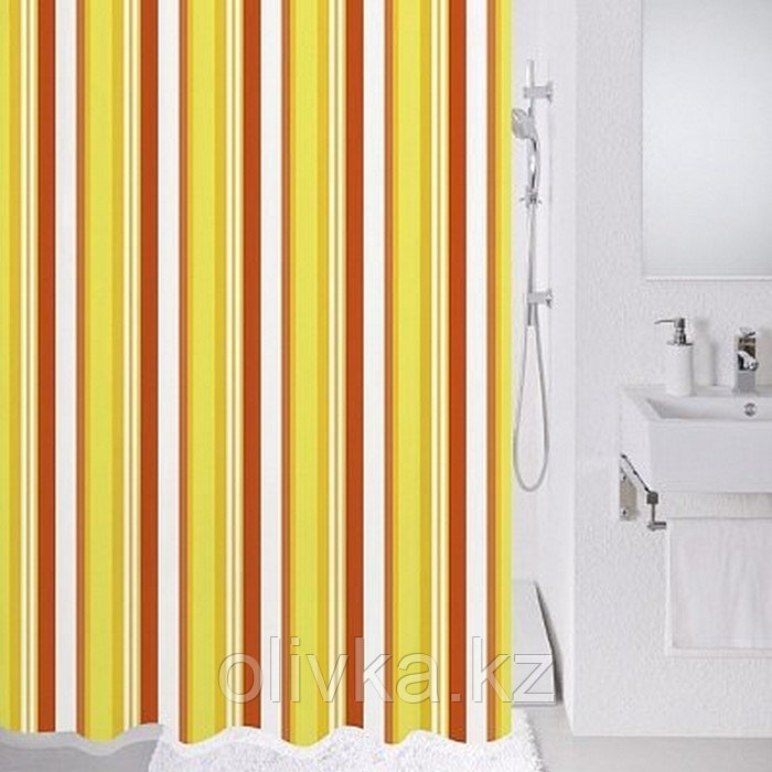 Штора для ванной комнаты 180х200 см, Flag stripe