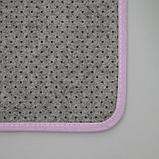 Набор ковриков для ванны и туалета «Фиолетовые цветы», 2 шт: 40×50, 50×80 см, фото 3