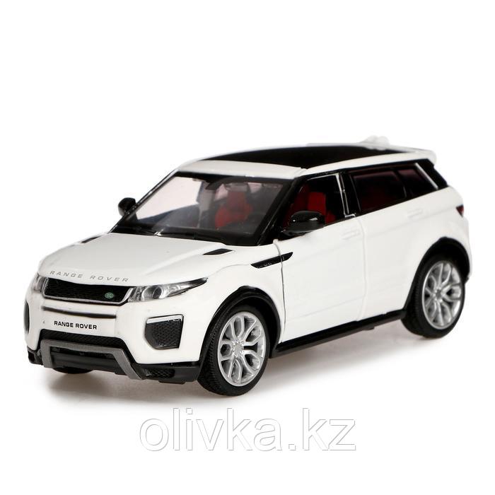 Машина металлическая Range Rover Evoque, открываются двери, капот, инерция, цвет белый