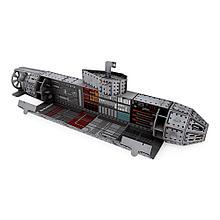КАРТОННЫЙ 3D КОНСТРУКТОР "ПОДВОДНАЯ ЛОДКА" + КНИГА