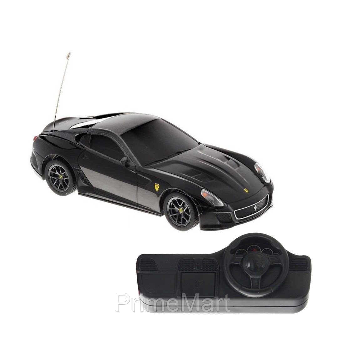 Радиоуправляемая машина, RASTAR, 60400B, 1:32, Ferrari 599 GTO, Пластик, 27 Mhz, Черная
