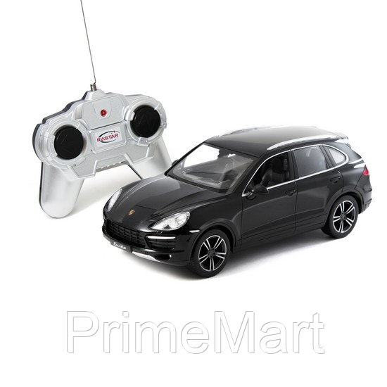 Радиоуправляемая машина, RASTAR, 46100B, 1:24, Porsche Cayenne Turbo, Пластик, 2.4GHz, Чёрная