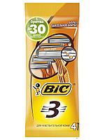 Bic 3 Sensitive (4 штуки) (Одноразовые станки)