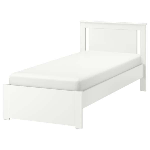 Кровать каркас СОНГЕСАНД белая Лонсет 90x200 см IKEA, ИКЕА