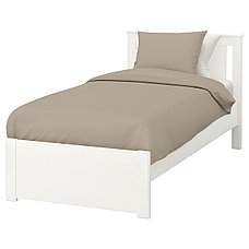 Кровать каркас СОНГЕСАНД белая Лонсет 90x200 см IKEA, ИКЕА, фото 2