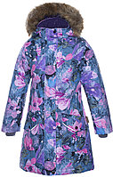 Куртка для девочек Huppa MONA, лилoвый с принтом - 152