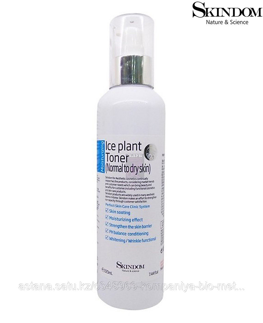 Увлажняющий тоник с экстрактом ледяника Skindom Ice Plant Toner (Moisturizing), 220ml
