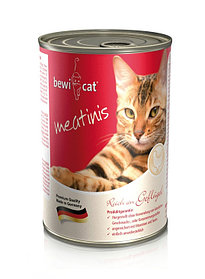 Влажный корм для кошек Bewi-Cat Meatinis Poultry из мяса домашней птицы