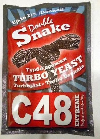 Турбо дрожжи DoubleSnake C48