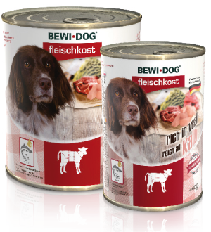 Влажный корм для собак всех пород Bewi Dog rich in veal с телятиной