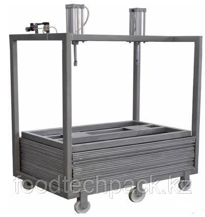 Пресс для вяленого мяса, 350 кг/цикл, размер рабочего стола 850х1250 mm