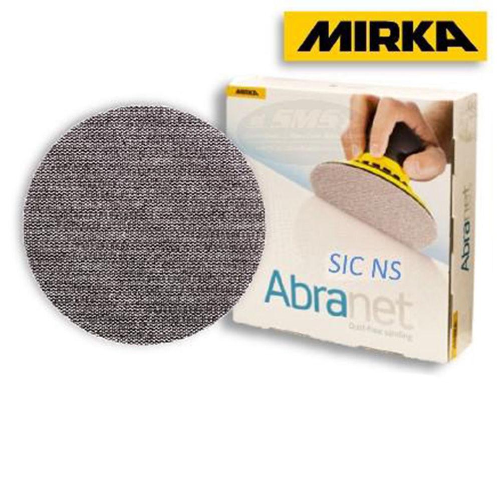 Шлифовальные сетчатые круги Mirka Abranet SIC NS 125 мм P180 (50 шт.) - фото 1 - id-p79215572