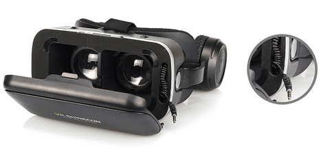 Комплект для виртуальной реальности 3D-очки с наушниками + bluetooth пульт VR Shinecon S-Max - фото 9 - id-p79218272