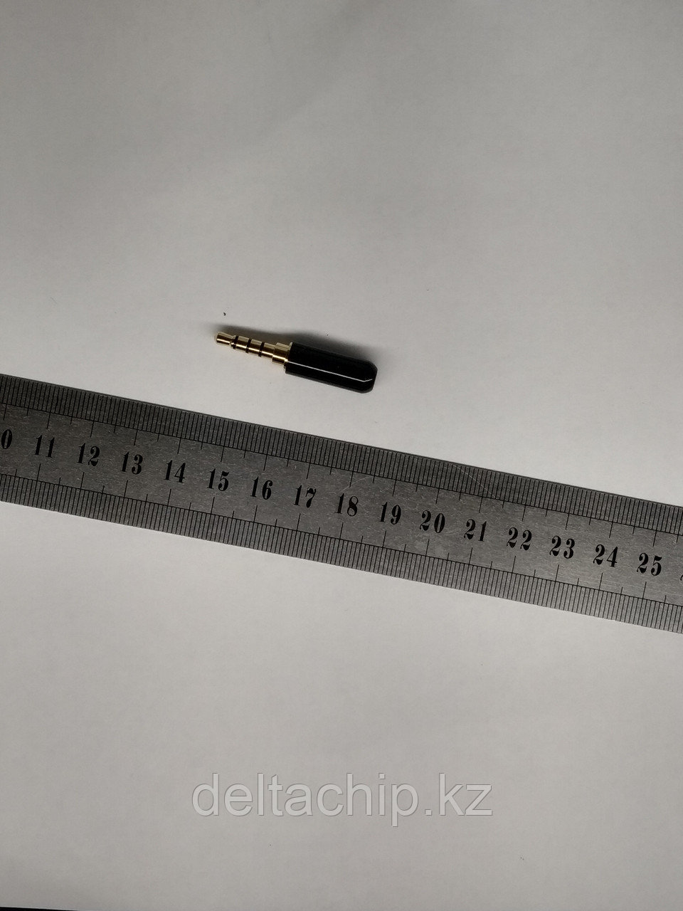 TRRS 3.5S (mini jack) штекер металл мини (Стерео штырь 4 конт)