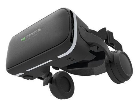 Комплект для виртуальной реальности 3D-очки с наушниками + bluetooth пульт VR Shinecon S-Max - фото 4 - id-p79219319