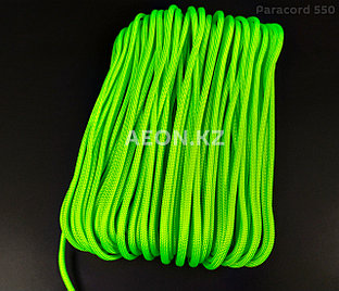 Паракорд 550 зеленый флуоресцентный