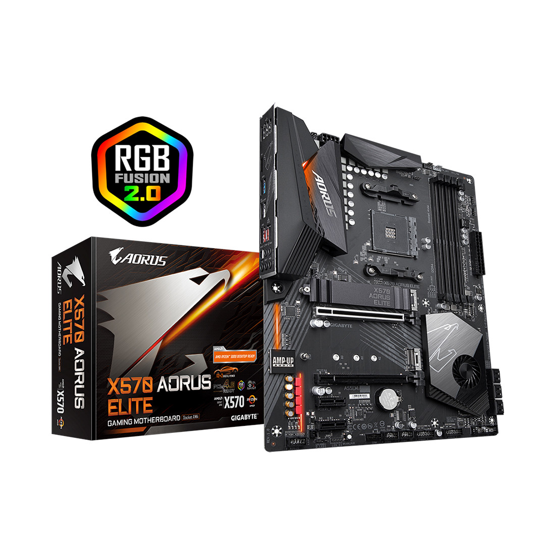 Материнская плата Gigabyte X570 AORUS ELITE (4719331806439)