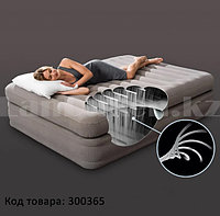 Надувной матрас двуспальный со встроенным электронасосом Prime Comfort Intex 64446 (203*152*51 см), фото 1