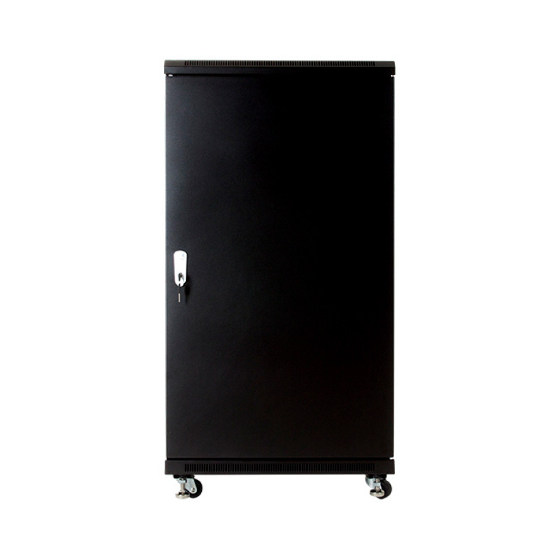 LinkBasic NCE 22U 600*600*1200, Шкаф серверный, цвет чёрный, передняя дверь стеклянная (тонированная) - фото 4 - id-p79241095