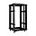 Шкаф напольный 22U, 600*600*1200, цвет чёрный, передняя дверь стеклянная (тонированная) LinkBasic, фото 3