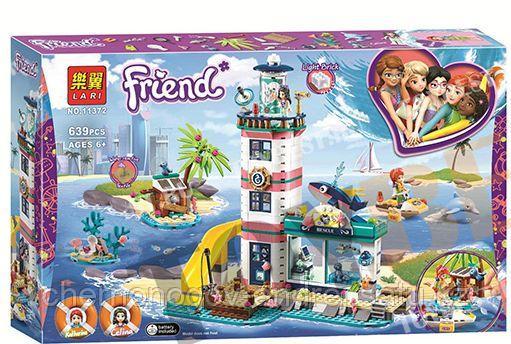 Конструктор Аналог Lego Friends 41380 Lari 11372 лего френдс Спасательный центр на маяке