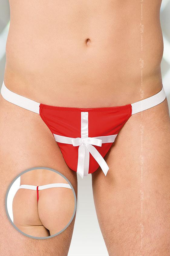 Стринги мужские Подарок SoftLine Collection, красный, S/L