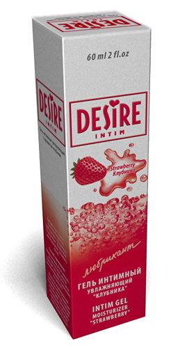 Гель-лубрикант Desire клубника 60мл.