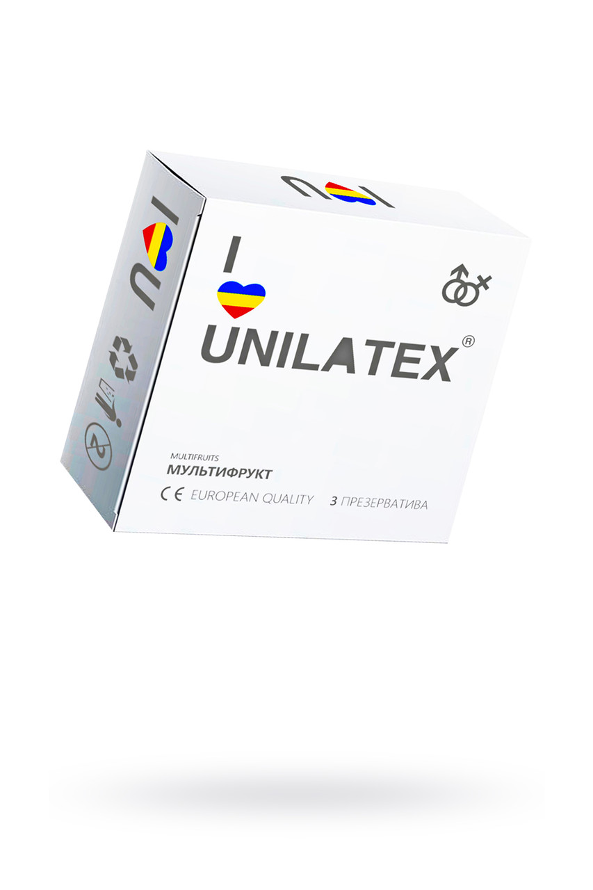 Презервативы Unilatex Multifrutis №3 ароматизированные ,цветные