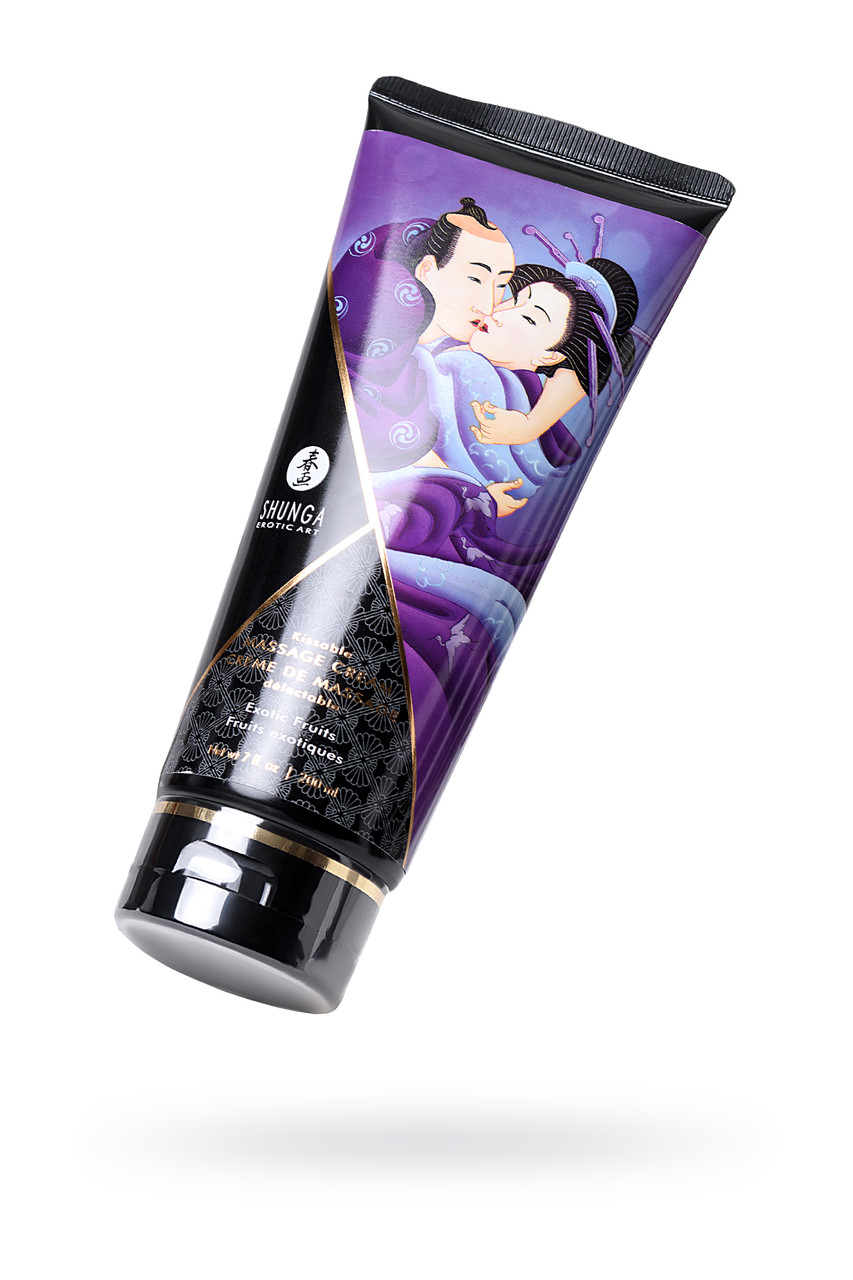 Массажный крем Shunga Exotic Fruits, съедобный, со вкусом экзотических фруктов, 200 мл