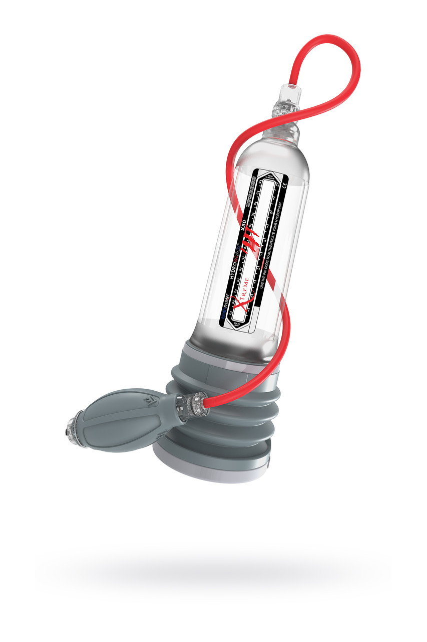 Гидропомпа Bathmate Hydromax Xtreme X50, прозрачная, 36,5 см