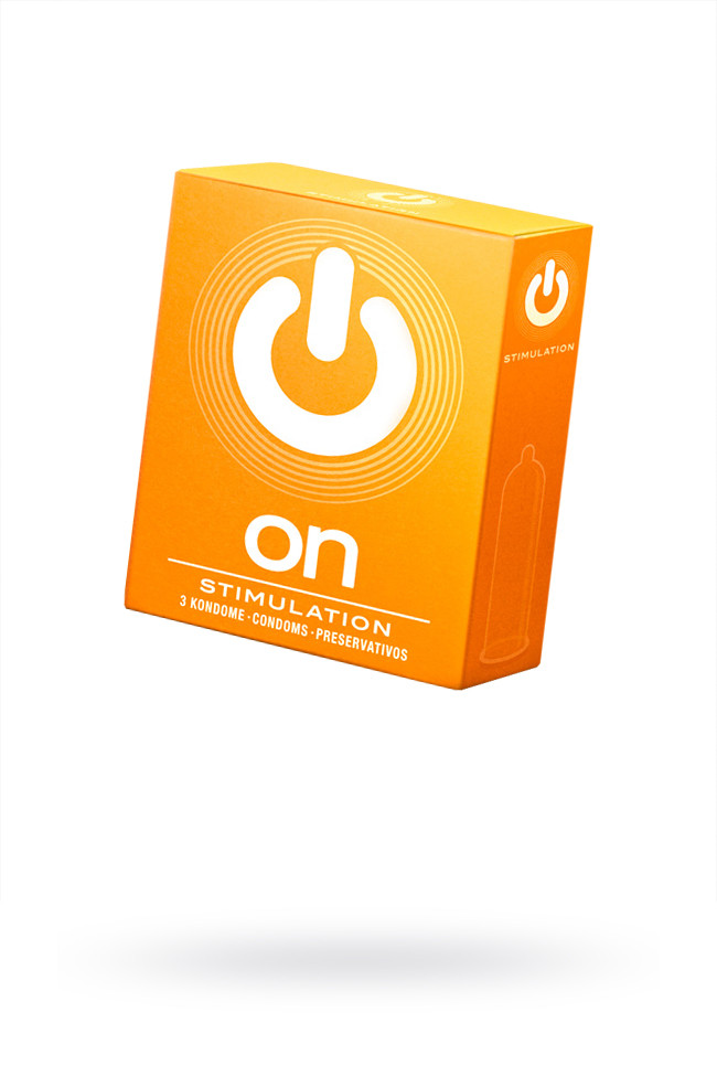 Презервативы ''ON)'' Stimulation №3 - с точками (ширина 54mm)