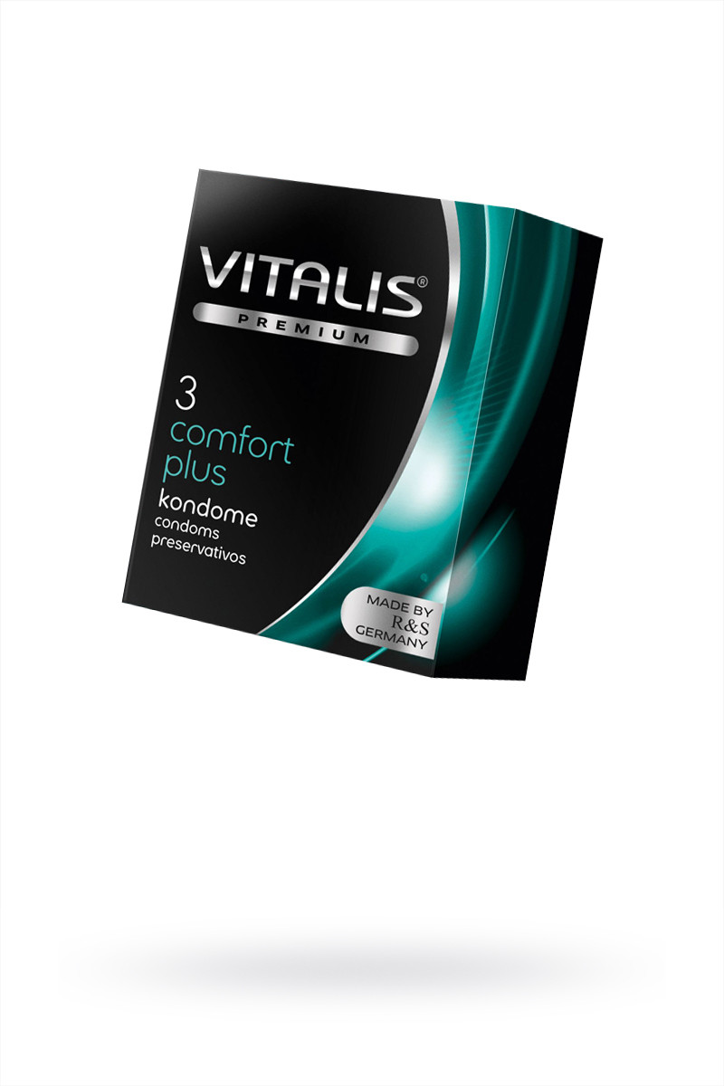 Презервативы ''VITALIS'' PREMIUM №3 comfort plus - анатомической формы (ширина 53mm)