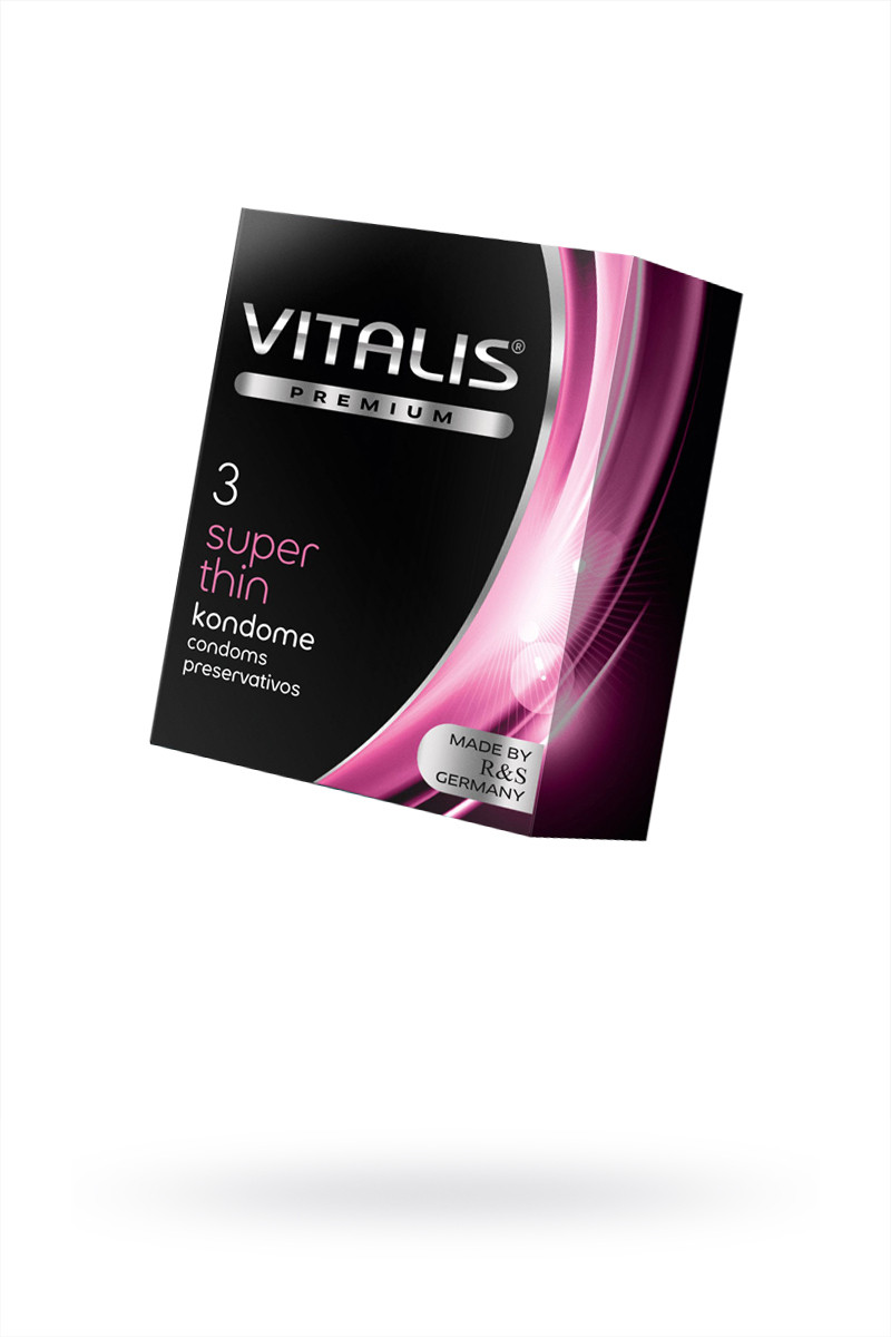 Презервативы ''VITALIS'' PREMIUM №3 super thin - супер тонкие (ширина 53mm)