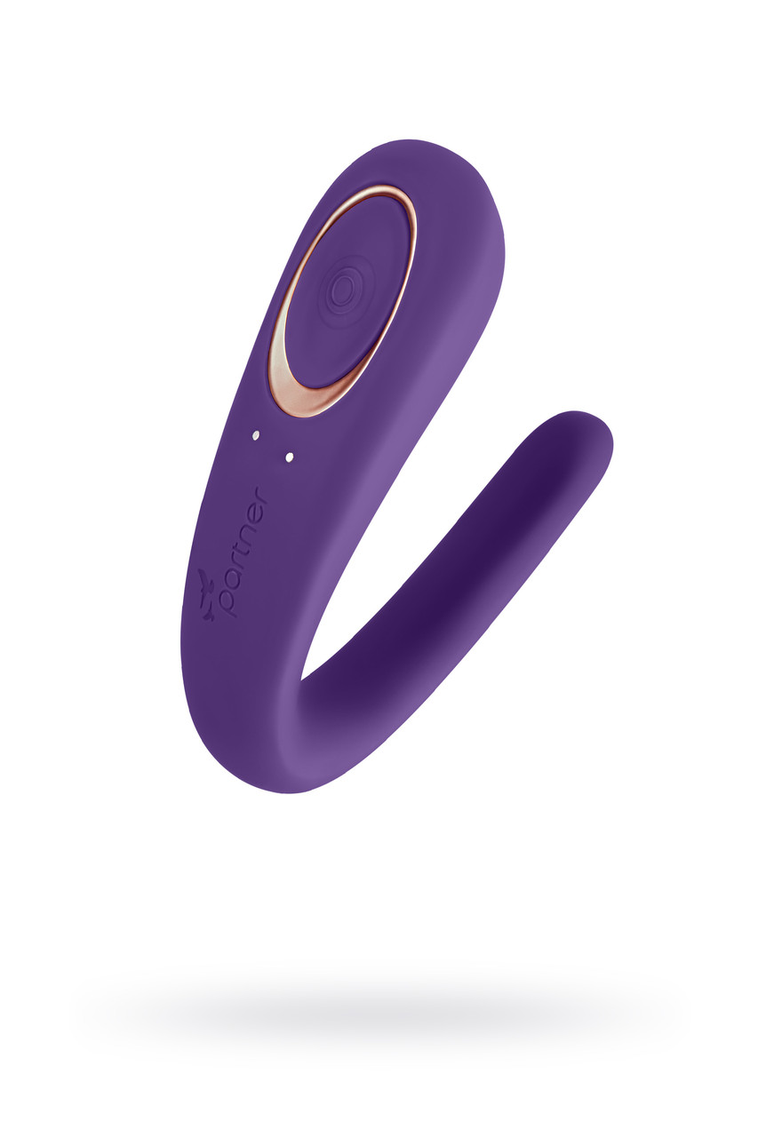 Многофункциональный стимулятор для пар Satisfyer Partner Toy, силикон, фиолетовый, 18,5см