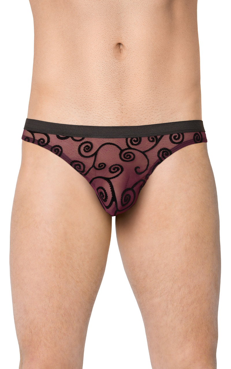 Трусы мужские с узором SoftLine Collection, фиолетовый, M