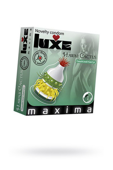 Презервативы Luxe Maxima Гавайский Кактус №1