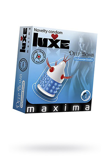 Презервативы Luxe Maxima Глубинная бомба №1
