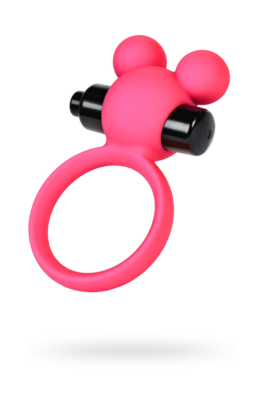 Виброкольцо на пенис A-Toys by TOYFA, силикон, розовое, Ø 3,1 см