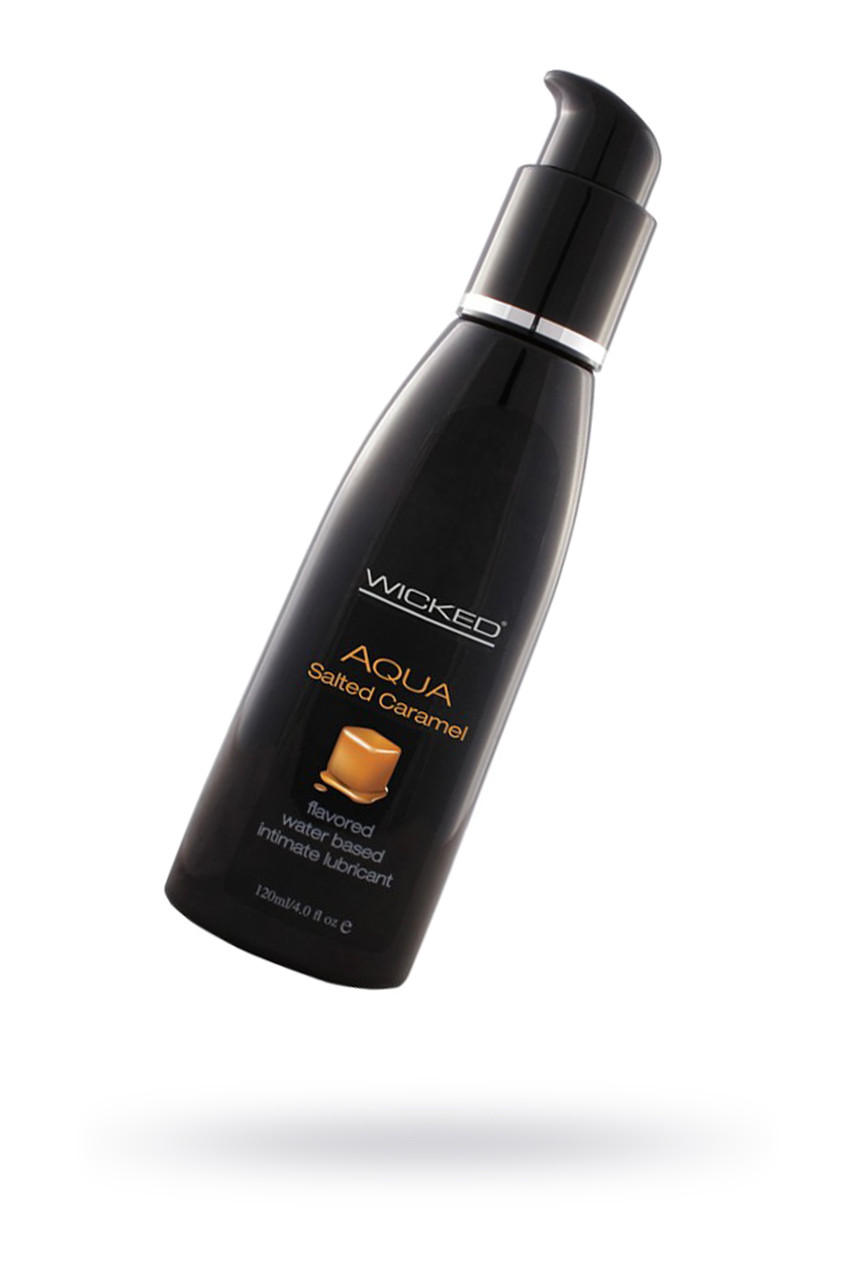 Лубрикант WICKED AQUA Salted Caramel, со вкусом соленой карамели, 120 мл